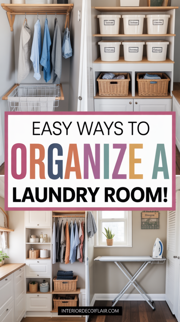 Small Laundry Room Organization