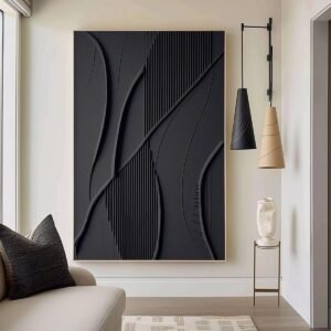 Black Wall Painting Ideas