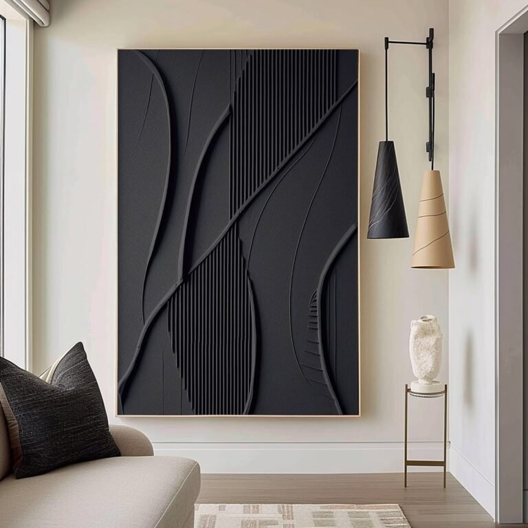 Black Wall Painting Ideas