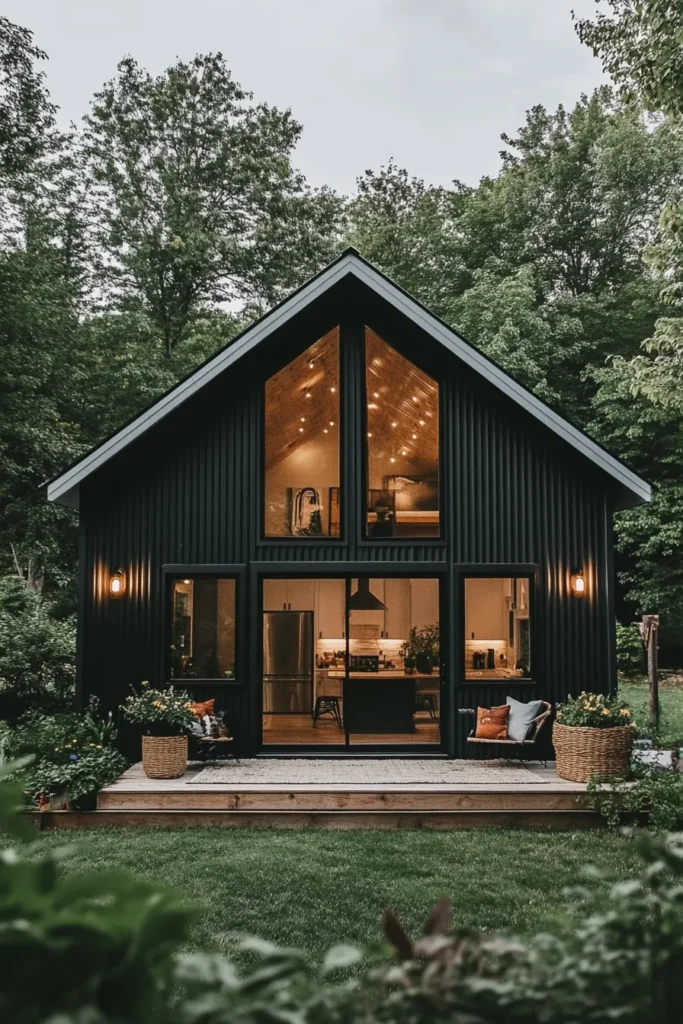 Trendy Modern Barndominium