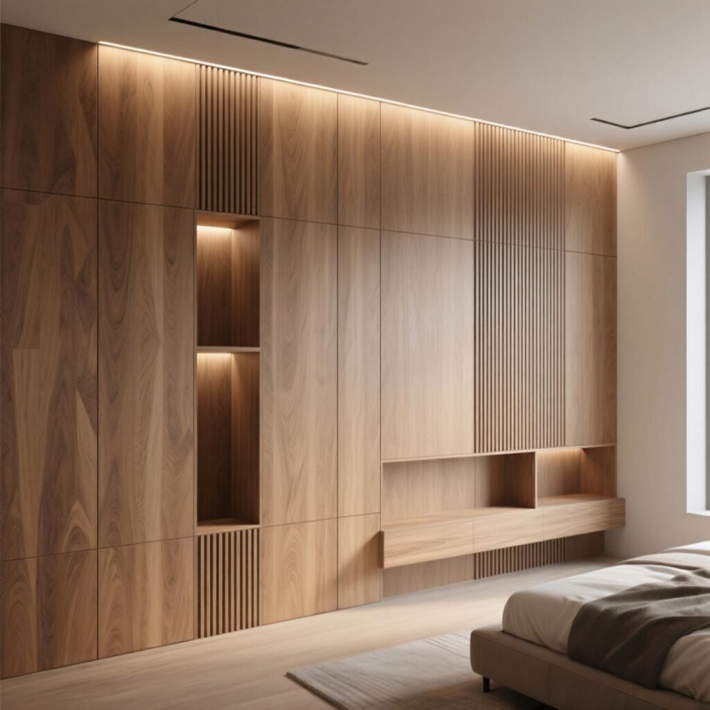 Sleek Wall Wood Paneling