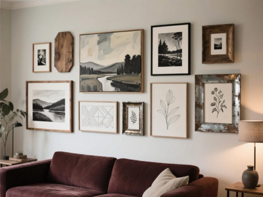 sitting room wall painting ideas