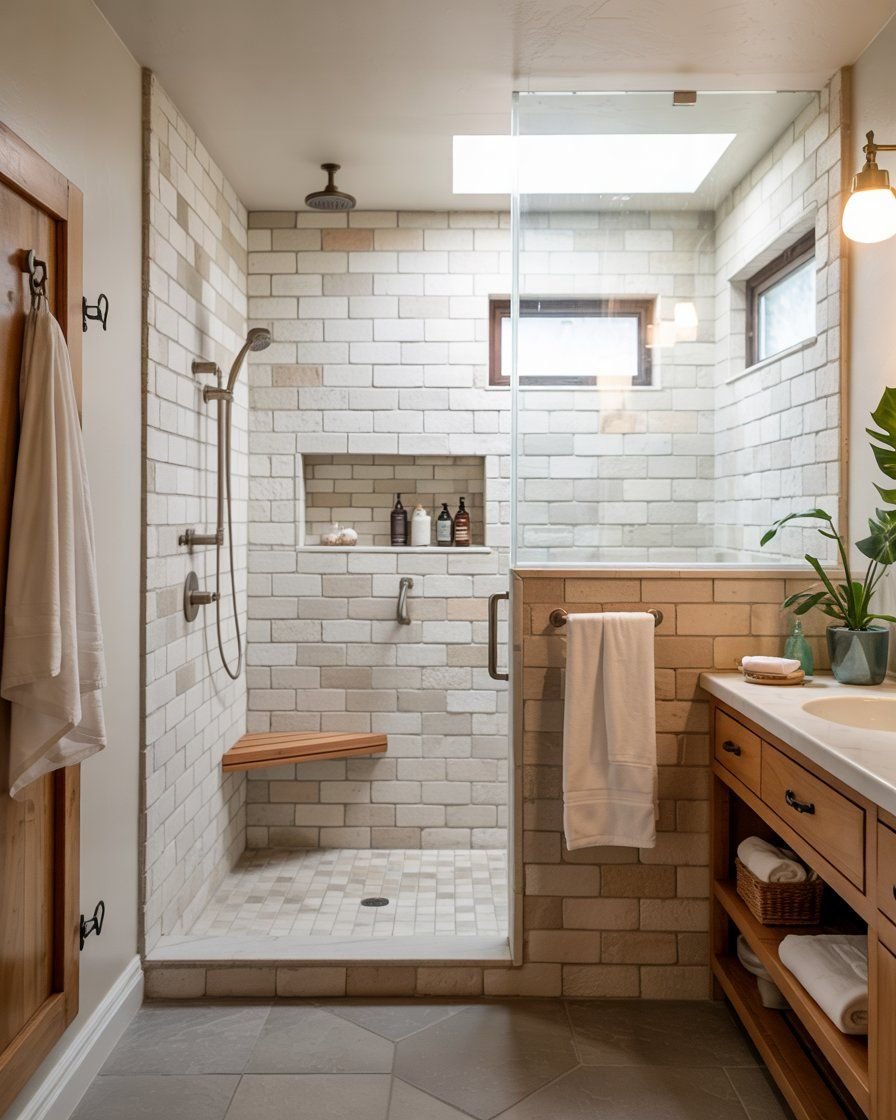 Elegance Modern Farmhouse Bathroom Shower Ideas