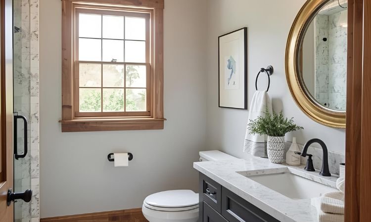 farmhouse guest bathroom