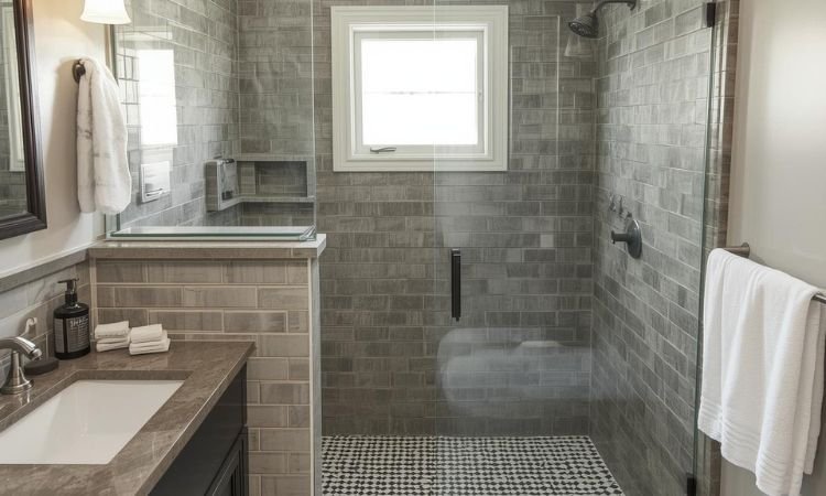 farmhouse bathroom shower ideas