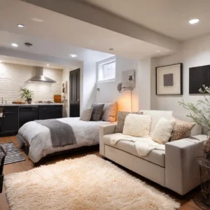 Studio Basement Apartment Ideas